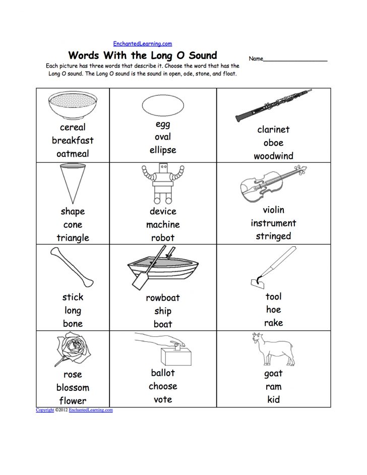 Short O Alphabet Activities At Enchantedlearning | Short O Worksheets ...