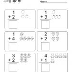 Simple Addition Worksheet   Free Kindergarten Math Worksheet For | Free Printable Simple Math Worksheets