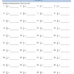 Simplify Fractions Worksheets And Printables For Eids Edumonitor | Free Printable Simplifying Fractions Worksheets