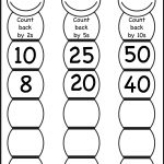 Skip Counting – Count Back2, 5 And 10 – Worksheet / Free | Free Printable Skip Counting Worksheets
