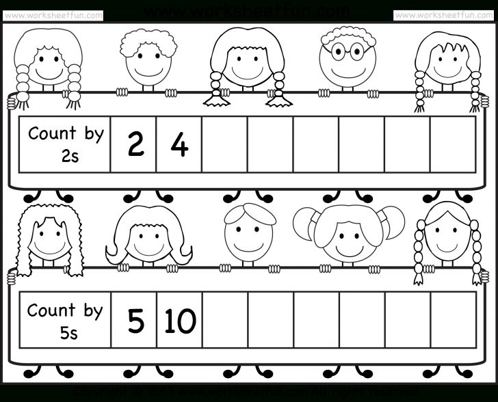 Skip Counting2 And 5 – Worksheet / Free Printable Worksheets - Free ...