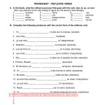 Spanish Reflexives, Commands, & Pronoun Placement   Lessons   Tes | Spanish Reflexive Verbs Worksheet Printable