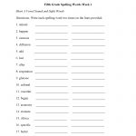 Spelling Worksheets | Fifth Grade Spelling Worksheets | Free Printable Spelling Worksheets For 5Th Grade