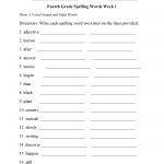 Spelling Worksheets | Fourth Grade Spelling Worksheets | 4Th Grade English Worksheets Free Printable