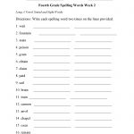 Spelling Worksheets | Fourth Grade Spelling Worksheets   Free | Free Printable Spelling Worksheets For 5Th Grade