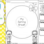 Spring Break Writing Freebie | Adventures In Teaching | Spring Break Printable Worksheets