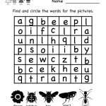 Spring English Worksheet   Free Kindergarten Holiday Worksheet For | English Worksheets Free Printables