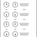 Start From Half Hours Analog Elapsed Time Worksheet! Start From Half | Elapsed Time Worksheets Free Printable