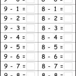 Subtraction   4 Worksheets | Printable Worksheets | Preschool Math | Free Printable Kindergarten Addition And Subtraction Worksheets