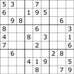 Sudoku   Wikipedia   Free Printable Sudoku Puzzles | Free Printables | Printable Sudoku Worksheets