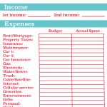 Take Control Of Your Personal Finances With This Free Printable For | Free Printable Monthly Bills Worksheet