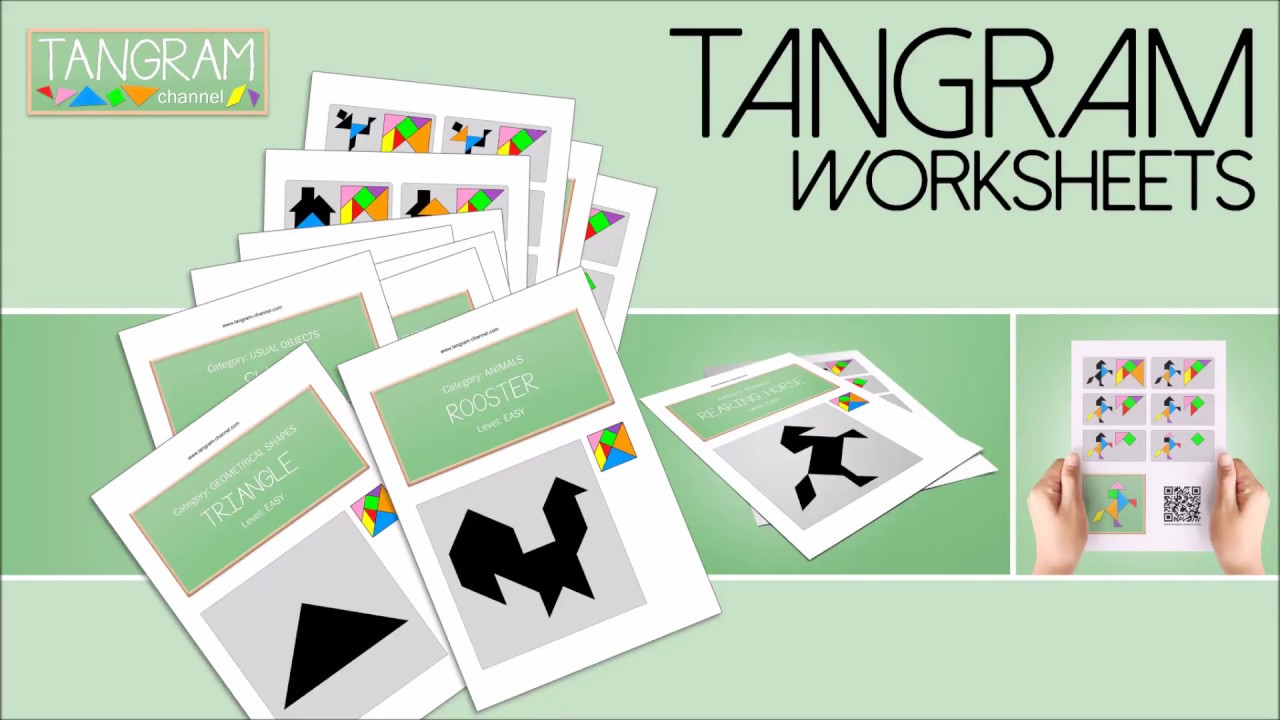 Tangram Worksheets - Providing Teachers And Pupils With Tangram | Printable Tangram Worksheets