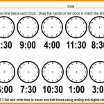 Telling Time Worksheets Printable – Worksheet Template   Free | Free Printable Telling Time Worksheets For 1St Grade