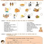 Thanksgiving Activities Worksheet   Free Esl Printable Worksheets | Free Printable Thanksgiving Worksheets For Middle School