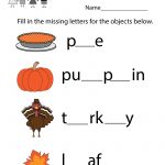 Thanksgiving Worksheets – Happy Easter & Thanksgiving 2018 | Free Printable Preschool Thanksgiving Worksheets