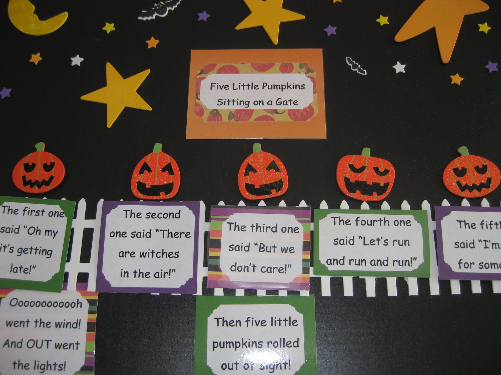 The Alphabet Garden: Five Little Pumpkins! | Five Little Pumpkins Printable Worksheet