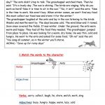 The Ants And The Grasshopper  Fable Worksheet   Free Esl Printable | Ant Worksheets Printables