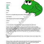 The Frog Prince, Play Script   Esl Worksheetjooblack | The Frog Prince Worksheets Printable