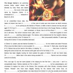 The Hunger Games" Open Cloze Worksheet   Free Esl Printable   Hunger | Hunger Games Free Printable Worksheets