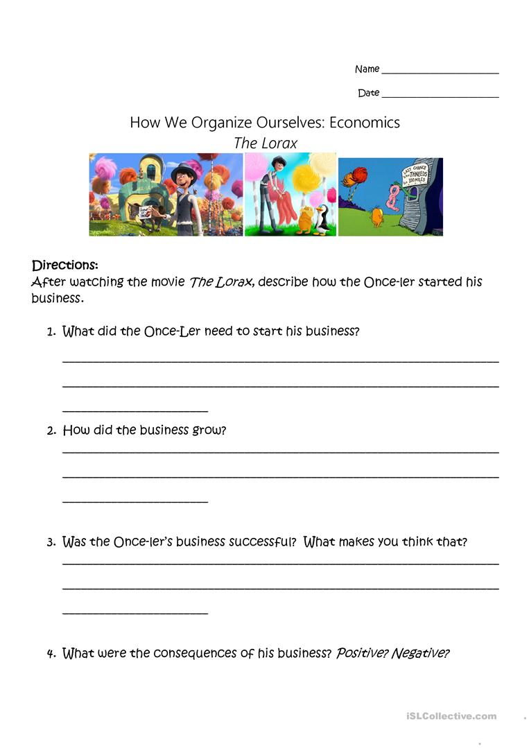Free Printable Economics Worksheets Printable Worksheets