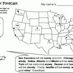 The Worksheets Weather Weather Forecast Esl | การศึกษา | Weather | Free Printable Weather Map Worksheets