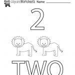 This Free Printable Worksheet Helps Preschoolers Learn The Number | Daycare Worksheets Printable