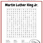 This Martin Luther King Jr. Word Search Printable Worksheet With 15 | Martin Luther King Free Printables Worksheets