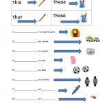 This, That, These, Those Worksheet   Free Esl Printable Worksheets | This That These Those Worksheets Printable