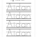 Trace Your Name Worksheet Free | Handwriting/journaling | Name | Trace Your Name Worksheets Printables