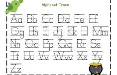 Traceable Letter Worksheets To Print | Schoolwork For Taj And Bre | Traceable Abc Printable Worksheets
