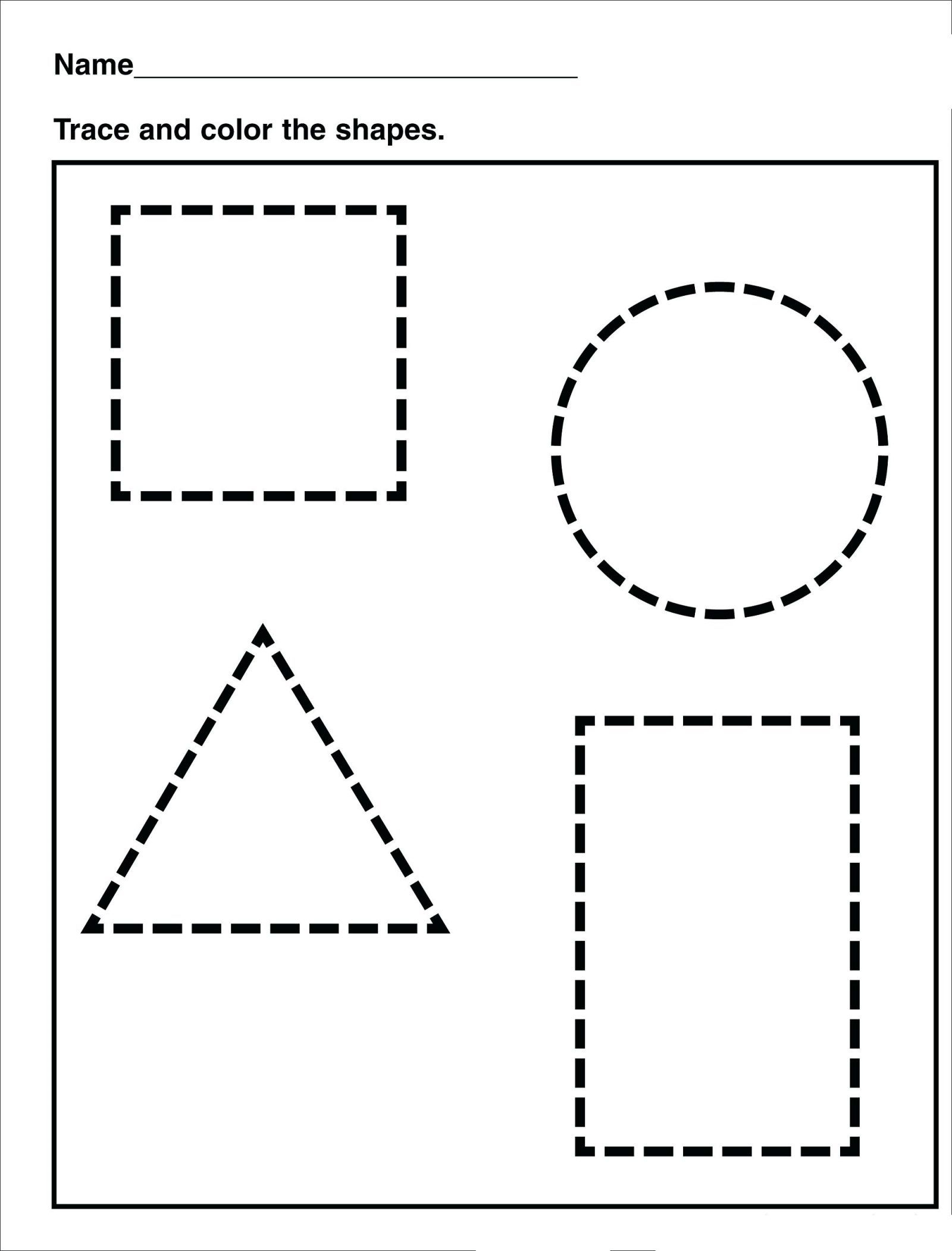 12 Printable Shapes Cutting Worksheets Cut Out Shapes Preschool