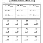 Two Digit Subtraction Worksheets | Free Printable Subtraction Worksheets