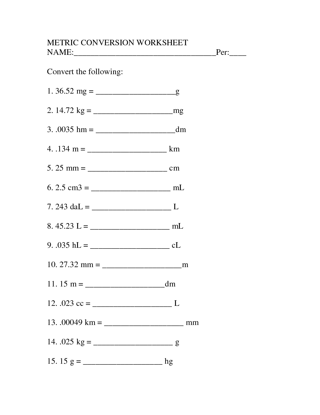 Temperature Conversion Worksheets Printable Printable Worksheets