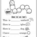 Use "a" Or "an" Worksheet   Free Esl Printable Worksheets Made | A An Worksheets Printable