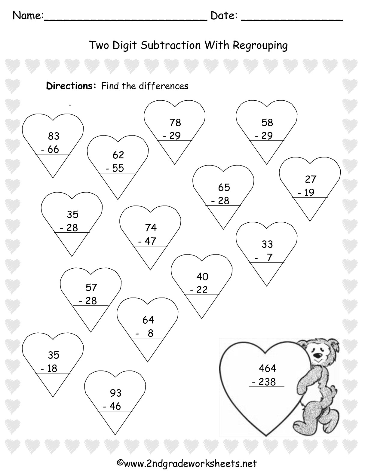 Free Printable Valentine Math Worksheets Printable Worksheets