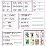 Verb To Be Worksheet   Free Esl Printable Worksheets Madeteachers | Free Printable Esl Grammar Worksheets