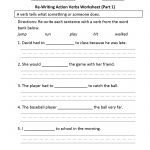 Verbs Worksheets | Action Verbs Worksheets | Free Printable Verb Worksheets For Kindergarten