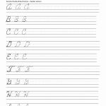 Victorian Cursive Handwriting Worksheets | Movedar   Free Printable | Free Printable Script Writing Worksheets
