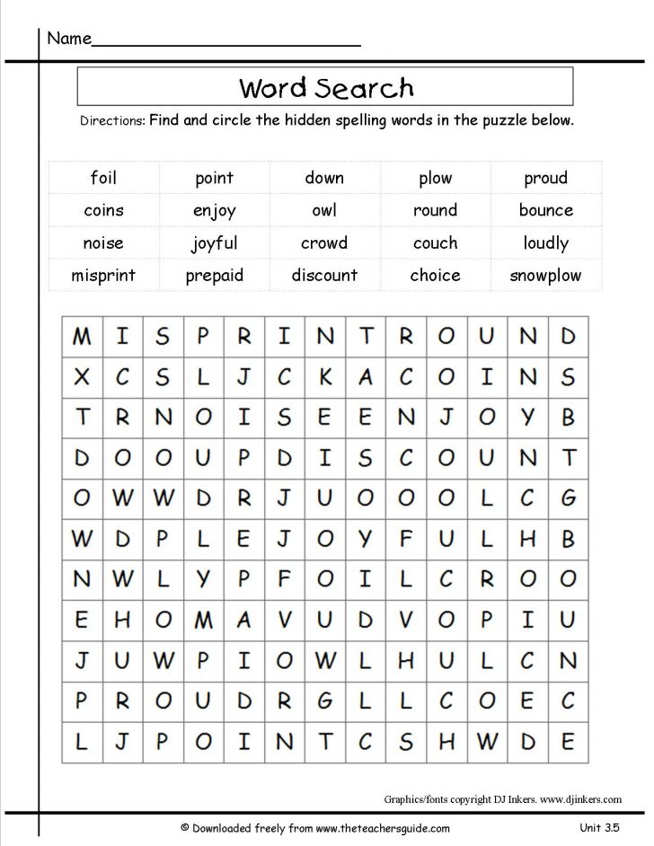 Vocab Words For 3Rd Graders - Koran.sticken.co | Free Printable ...