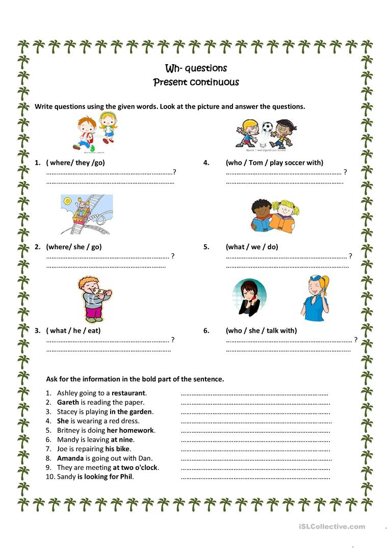 present-progressive-tense-worksheet