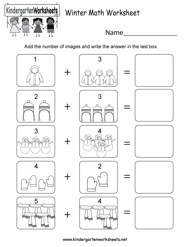 Free Printable Winter Preschool Worksheets Printable Worksheets