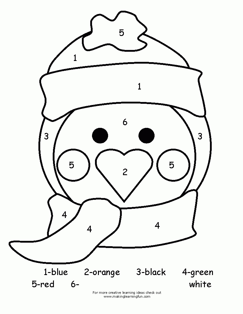 winter kindergarten printable worksheets