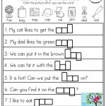 Word Family Worksheets Kindergarten To Free   Math Worksheet For | Free Printable Word Family Worksheets For Kindergarten