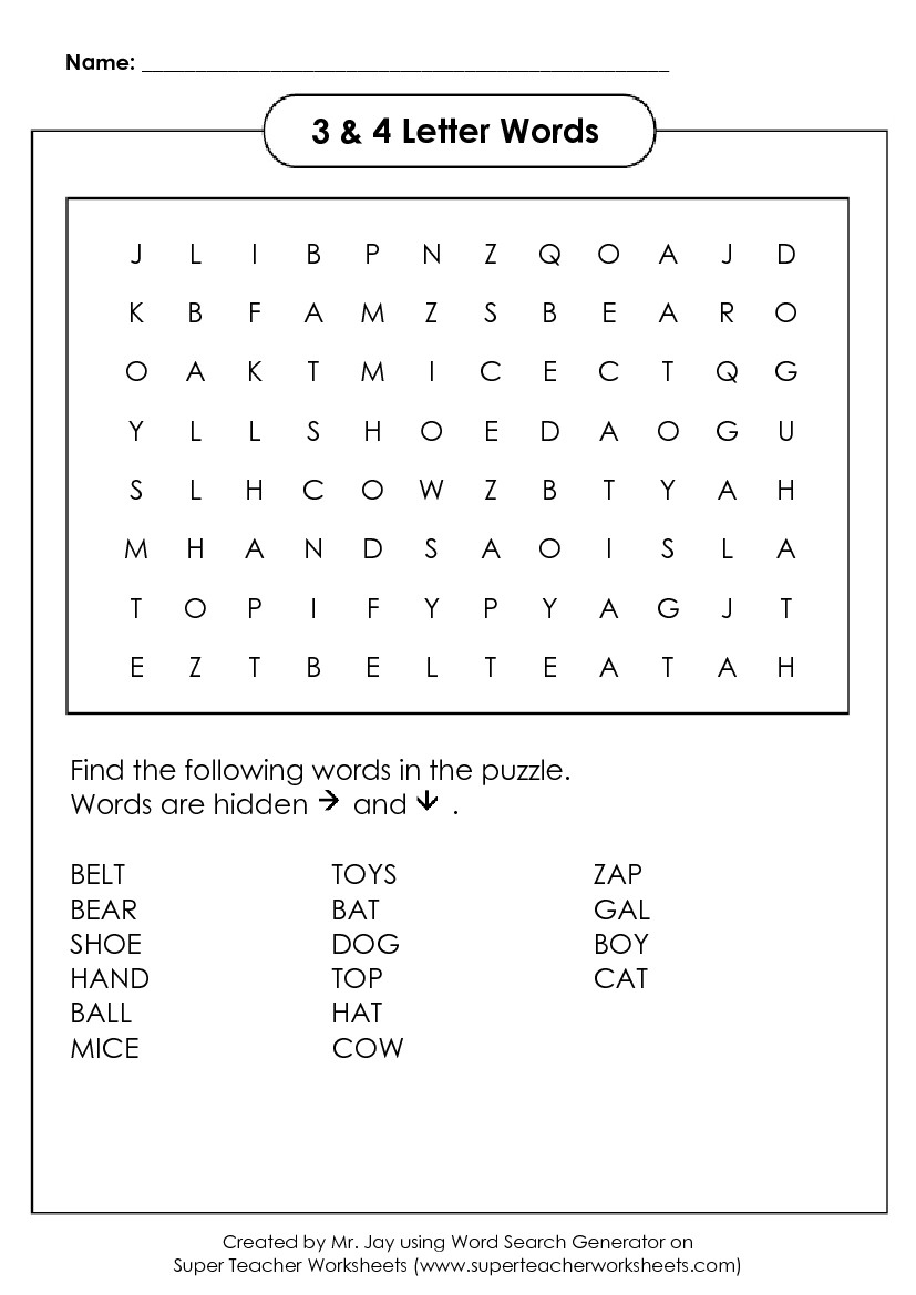 Create Spelling Worksheets Printable Printable Worksheets