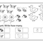 Worksheets Kindergarten Free Printable Educational Counting Coloring | Free Printable Worksheets For Children