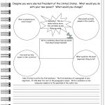 Writing Prompt Worksheets From The Teacher's Guide | If I Were President Printable Worksheet