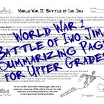 Wwii Worksheet For Upper Grades: Battle Of Iwo Jima | Squarehead | Wwii Printable Worksheets